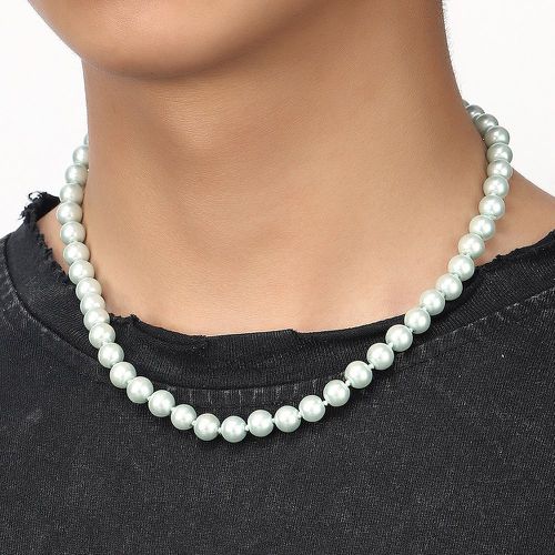 Homme Collier à fausse perle - SHEIN - Modalova