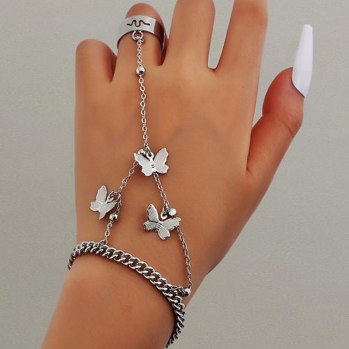 Bracelet à doigt à breloque papillon - SHEIN - Modalova