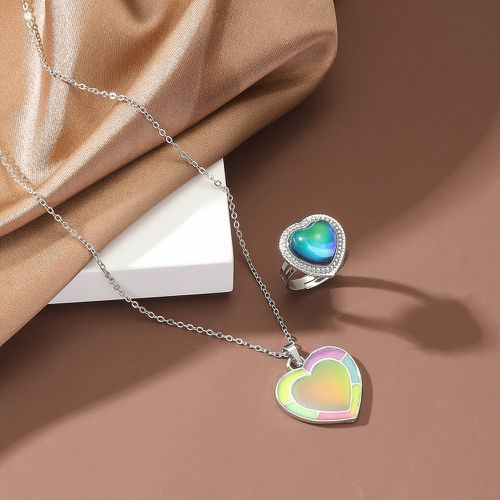 Pièces Set de bijoux à détail cœur - SHEIN - Modalova