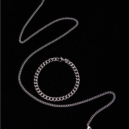 Collier à chaîne minimaliste & bracelet - SHEIN - Modalova