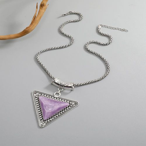 Collier à pendentif triangulaire - SHEIN - Modalova