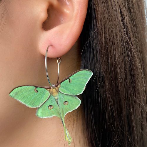 Pendants d'oreilles avec papillon de nuit - SHEIN - Modalova