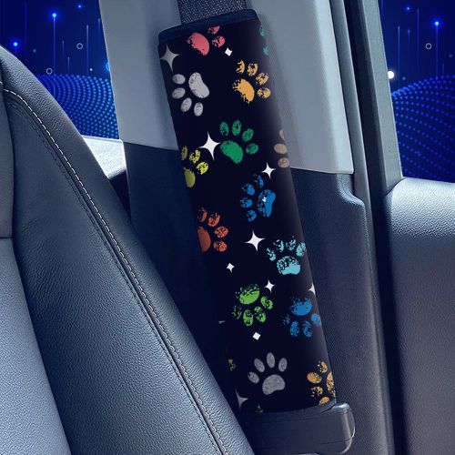 Coussin de ceinture de siège de voiture patte de chien à imprimé - SHEIN - Modalova