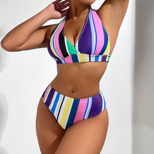 Bikini avec rayures - SHEIN - Modalova