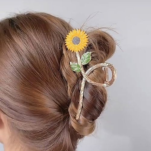 Griffe à cheveux à design tournesol - SHEIN - Modalova