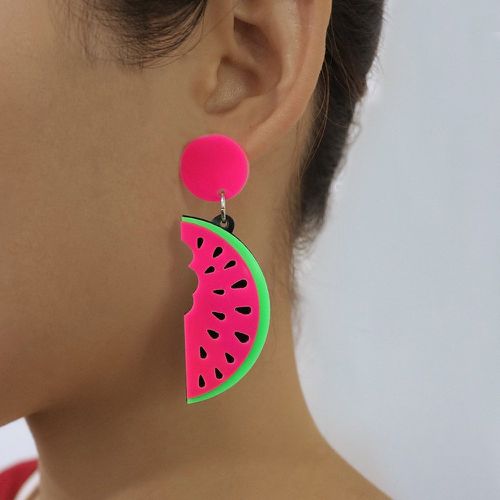 Pendants d'oreilles à design fruit - SHEIN - Modalova