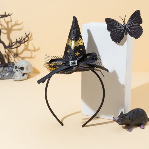 Bandeau halloween à motif de chauve-souris chapeau de sorcière à nœud papillon - SHEIN - Modalova