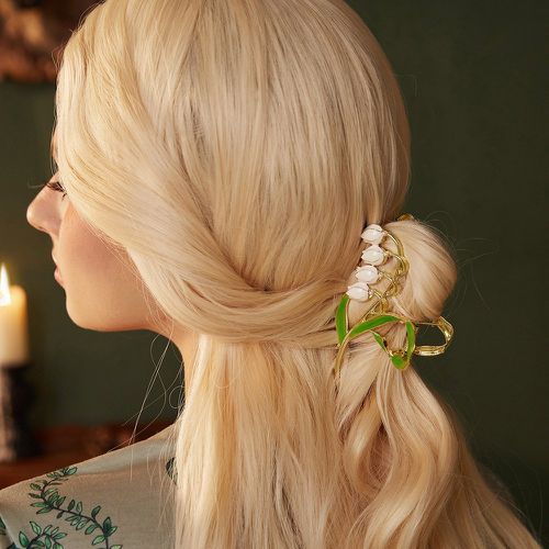 Griffe à cheveux à design fleur - SHEIN - Modalova