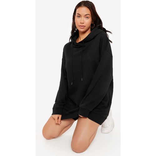 Robe sweat-shirt à capuche à cordon - SHEIN - Modalova