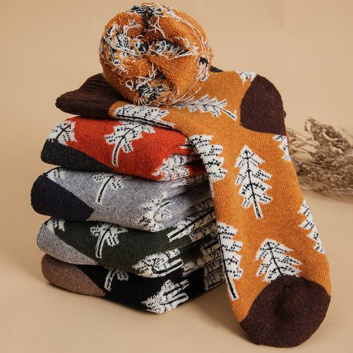 Paires Chaussettes à motif arbre - SHEIN - Modalova