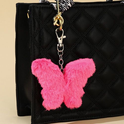 Breloque de sac duveteux à détail papillon - SHEIN - Modalova