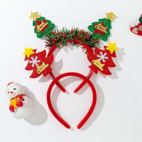 Pièces Bandeau Noël scintillant à détail d'arbre - SHEIN - Modalova
