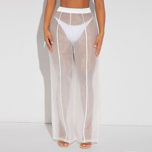 Pantalon ample transparent - SHEIN - Modalova
