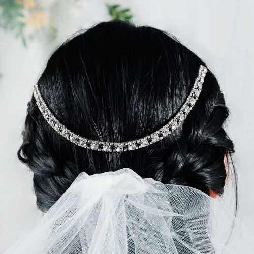 Bandeau pour cheveux avec strass de mariée - SHEIN - Modalova