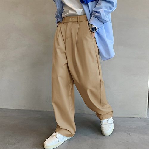 Pantalon ample à poche (sans ceinture) - SHEIN - Modalova