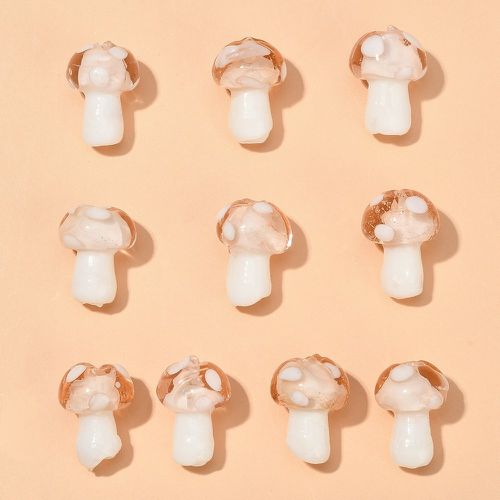 Pièces design champignons DIY perle - SHEIN - Modalova