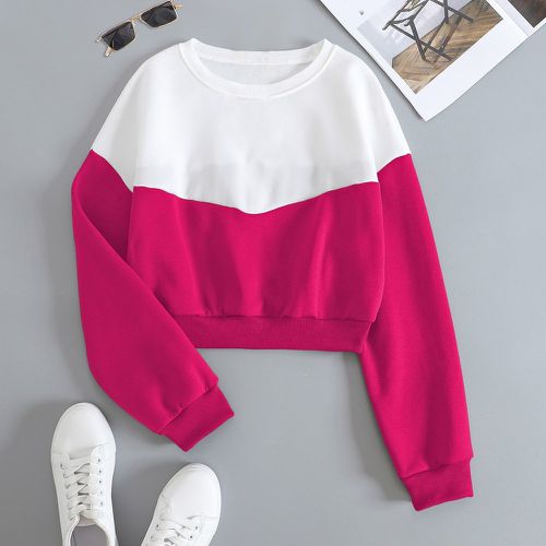 Sweat-shirt thermique bicolore - SHEIN - Modalova