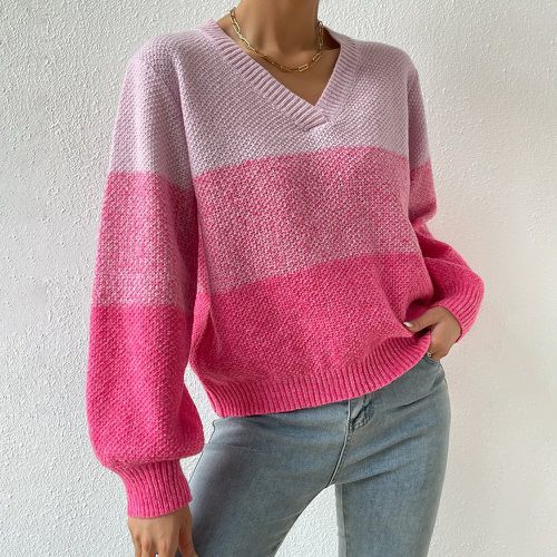 Pull bicolore - SHEIN - Modalova