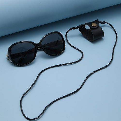 Lunettes de mode minimaliste avec Corde des lunettes tressé - SHEIN - Modalova