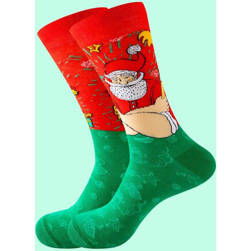 Chaussettes à motif père Noël - SHEIN - Modalova