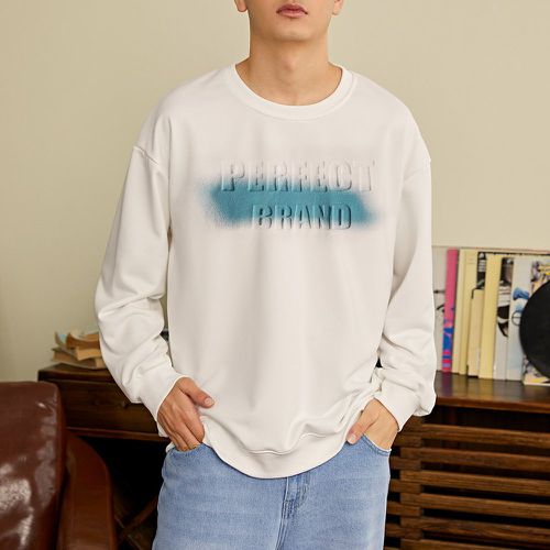 Homme Sweat-shirt à lettres - SHEIN - Modalova