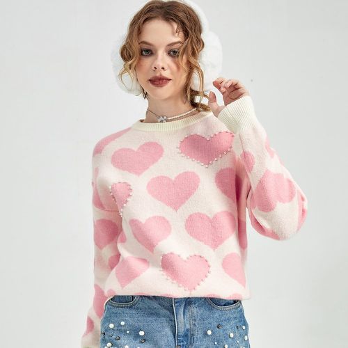 Pull avec motif cœur - SHEIN - Modalova