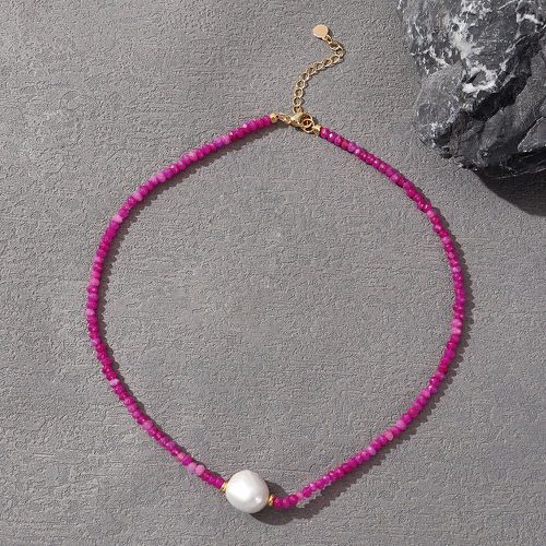 Collier à perles perle de culture - SHEIN - Modalova