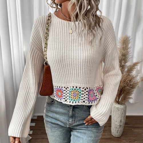 Pull fleuri - SHEIN - Modalova