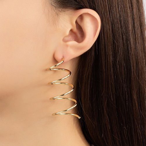 Boucles d'oreilles spirale design - SHEIN - Modalova