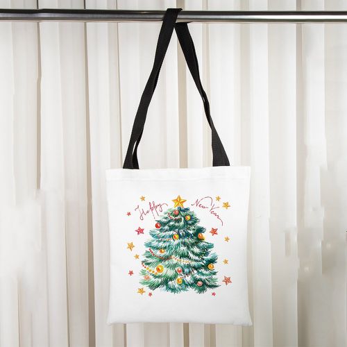 Cabas à motif arbre Noël - SHEIN - Modalova