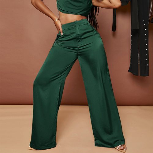 Pantalon ample taille haute - SHEIN - Modalova