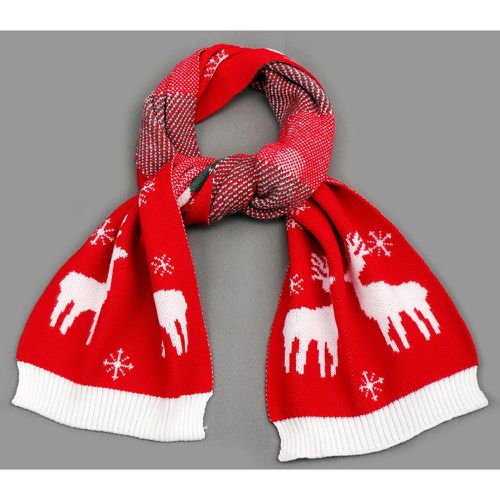 Écharpe renne de Noël & à motif flocon de neige - SHEIN - Modalova