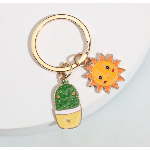 Porte-clés soleil & à breloque cactus - SHEIN - Modalova