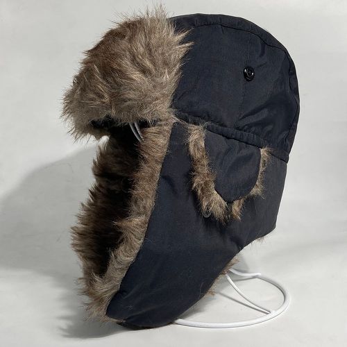 Chapeau de trappeur avec doublure en polaire - SHEIN - Modalova