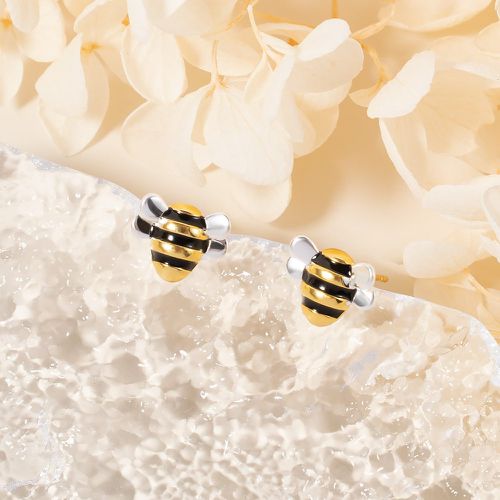 Clous d'oreilles abeille design - SHEIN - Modalova