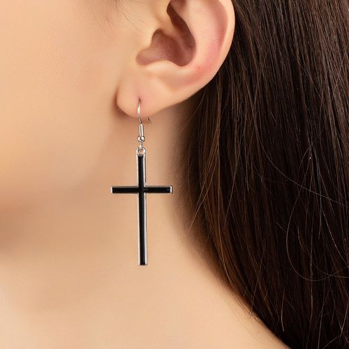 Pendants d'oreilles à design croix - SHEIN - Modalova