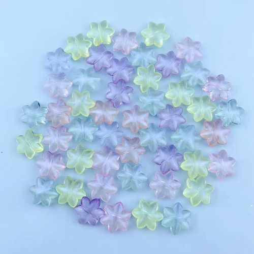 Pièces de couleur aléatoire design fleur DIY perle - SHEIN - Modalova