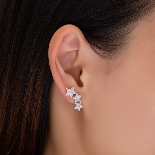 Clous d'oreilles zircone cubique design étoile - SHEIN - Modalova
