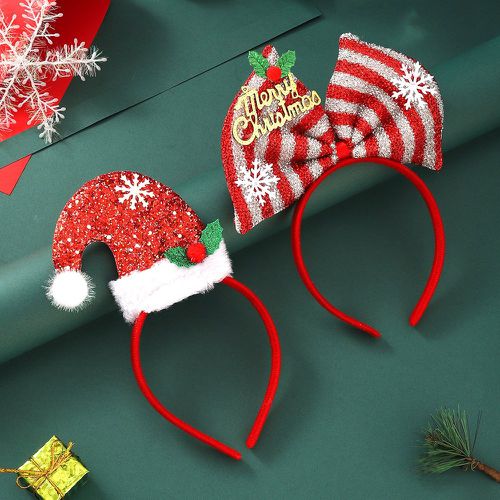 Pièces Bandeau chapeau de Noël & à nœud papillon - SHEIN - Modalova