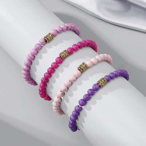Pièces Bracelet perlé à pierre - SHEIN - Modalova