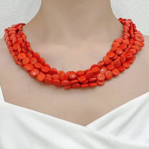 Collier à perles minimaliste multicouche - SHEIN - Modalova