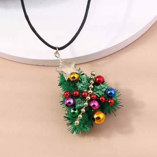Collier avec pendentif Noël à détail étoile arbre - SHEIN - Modalova