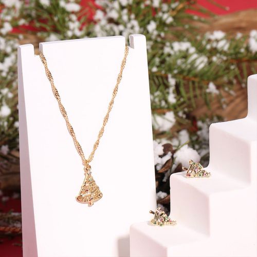 Pièces Set de bijoux arbre de Noël - SHEIN - Modalova