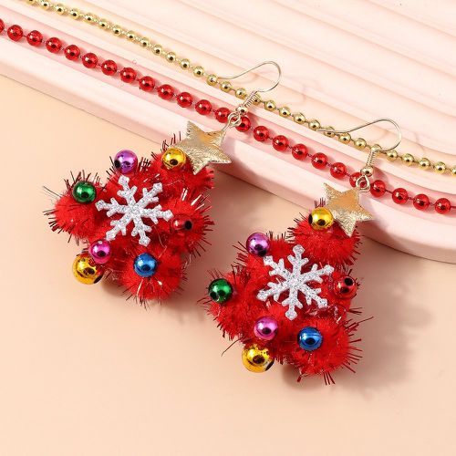 Pendants d'oreilles de couleur aléatoire arbre de Noël - SHEIN - Modalova