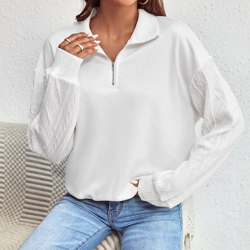 Sweat-shirt zippé - SHEIN - Modalova