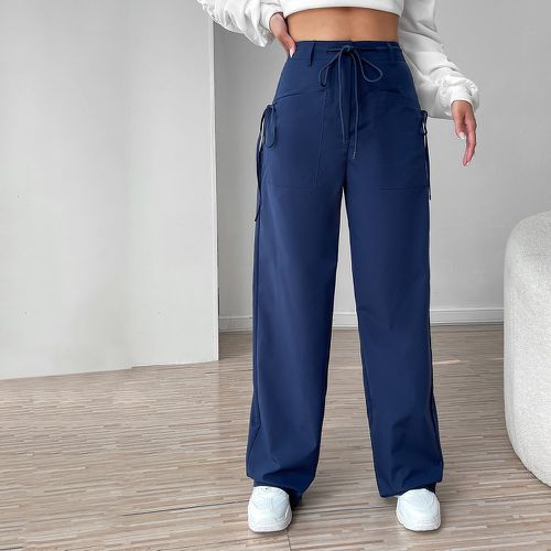 Pantalon à cordon avec poche - SHEIN - Modalova