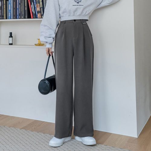 Pantalon taille haute plissé - SHEIN - Modalova