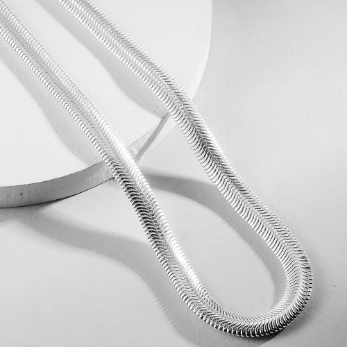 Collier à chaîne avec pendentif serpent métallique - SHEIN - Modalova