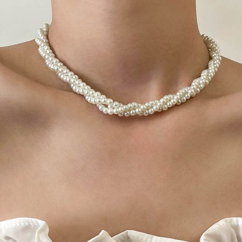 Collier avec fausses perles - SHEIN - Modalova