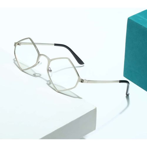 Lunettes de vue anti-lumière bleue à montures géométriques - SHEIN - Modalova